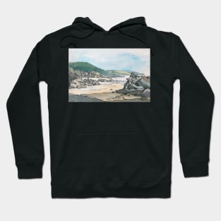 Cornish Landscape Cornwall England Hoodie